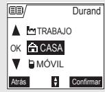 SAGEM D70H - Creación de fichas - 4