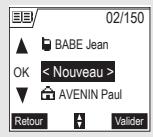 SAGEM D70H - Créer une fiche - 2