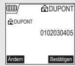 SAGEM D70H - Einen Eintrag hinzufügen - 9