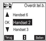 SAGEM D70H - Het adresboek deels of geheel overbrengen haar een andere handset - 2