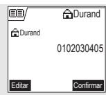 SAGEM D70H - Creación de fichas - 5