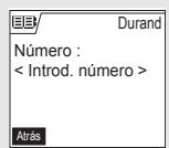 SAGEM D70H - Creación de fichas - 3