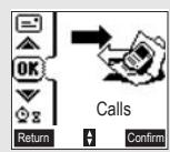 SAGEM D70H - Deleting an entry - 4