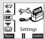 SAGEM D70H - Settings - 2