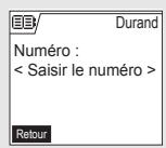 SAGEM D70H - Créer une fiche - 4