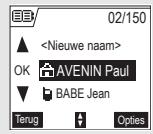 SAGEM D70H - Een snelle zoekopdracht uitvoeren - 2