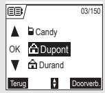 SAGEM D70H - Het adresboek deels of geheel overbrengen haar een andere handset - 4
