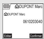 SAGEM D70H - Modificación de fichas - 4