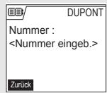 SAGEM D70H - Einen Eintrag hinzufügen - 4