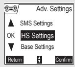 SAGEM D70H - Register your other hand set on a base - 1