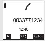 SAGEM D70H - Receiving a call - 5