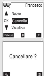 SAGEM D70H - Cancellazione di un nominativo - 1