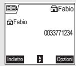 SAGEM D70H - Consultazione della rubrica - 4