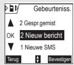 SAGEM D70H - Lijst met gebeurtenissen raadplegen - 3