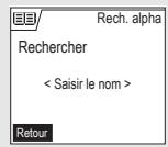 SAGEM D70H - Réalisr une recherche rapide - 6