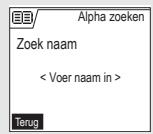 SAGEM D70H - Een snelle zoekopdracht uitvoeren - 7