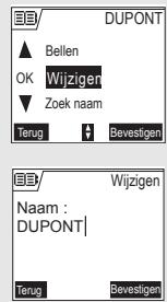 SAGEM D70H - Een snelle zoekopdracht uitvoeren - 8