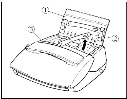 SAGEM PHONEFAX 2320 - MODELS WITH A REMOVE PAPER TRAY - 1