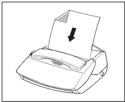SAGEM PHONEFAX 2320 - FOR MODELS WITH DOCUMENT FEEDER ACCOMMODATING 1 PAGE - 1