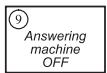 SAGEM PHONEFAX 2325 - While listening: - 9