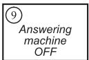 SAGEM PHONEFAX 2325 - DETACHABLE QUICK REFERENCE CARD - 9