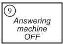 SAGEM PHONEFAX 2425 - DETACHABLE QUICK REFERENCE CARD - 9