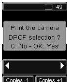 SAGEM PHOTO EASY 255 - USING A CAMERA IN DPOF MODE - 1