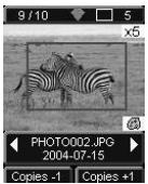 SAGEM PHOTO EASY 255 - You may set: - 1