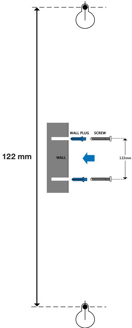 SAGEM WP 12-32 - Wall mounting template - 1