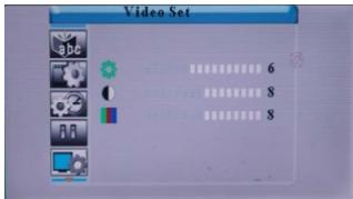 SAGEM AF 5070 - Luminance, contrast and saturation adjustments - 1