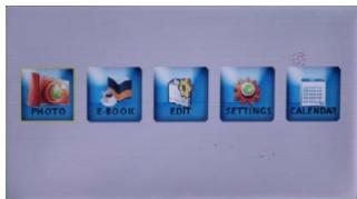SAGEM AF 5070 - Selection of a E-BOOK or PHOTO file - 1