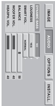 SAGEM AXIUM HD-D56B - ADVANCED SOUND SETTINGS - 1