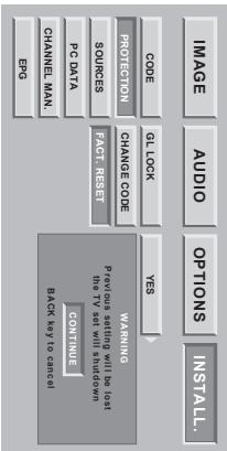 SAGEM AXIUM HD-D56B - Switching off your SAGEM AXIUM™ Home Cinema Screen - 2