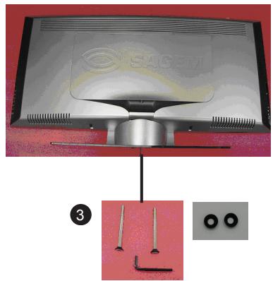 SAGEM AXIUM HD-L32 - Display Stand Installation - 5