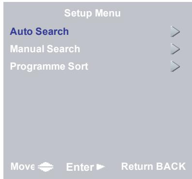 SAGEM AXIUM HD-L32 - Setup Menu - 1