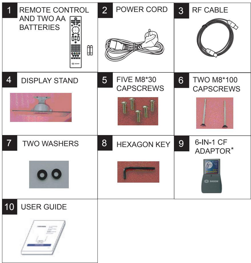 SAGEM AXIUM HD-L32 - 1-1 What's in the Box - 1