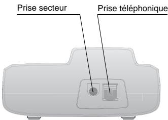 SAGEM D23XP - Raccordement de la base - 2