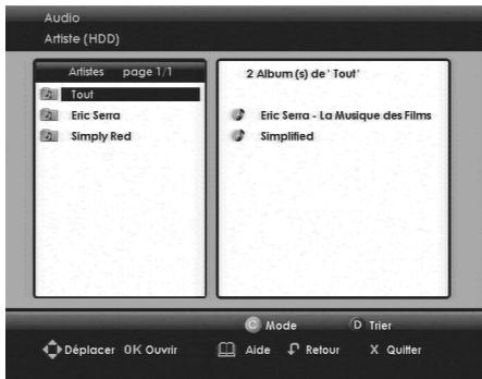 SAGEM DVR 64160 SL-T - 11-5-1 Playing audio files - 1