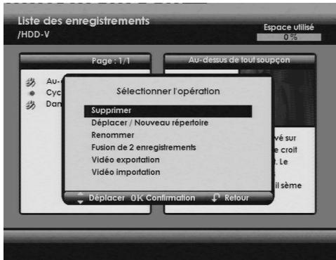 SAGEM DVR 64160 SL-T - Selecting several recordings - 1