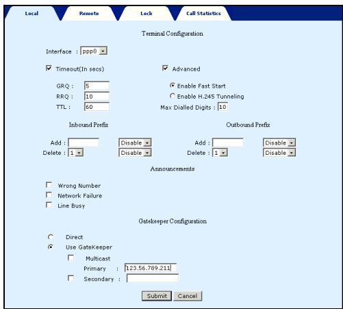 SAGEM F@ST 3000 - Voice over IP (VoIP) Configuration of your SAGEM F@st™ 3000 (cont.) - 1