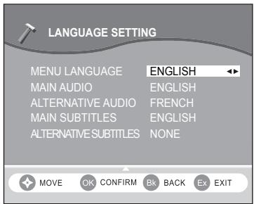 SAGEM ITD602 - 6-1 LANGUAGE SETTING - 2