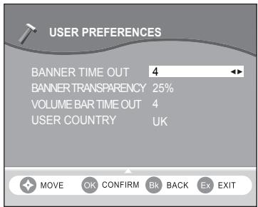 SAGEM ITD602 - 6-2 USER PREFERENCES (APPEARANCE PREFERENCES) - 1