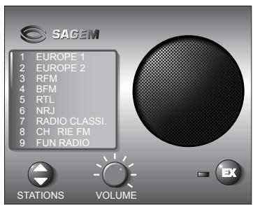 SAGEM ITD602 - 7-11 RADIO MODE - 1