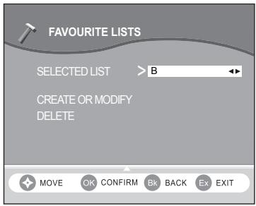 SAGEM ITD602 - 6-4 FAVOURITE LISTS INSTALLATION - 1
