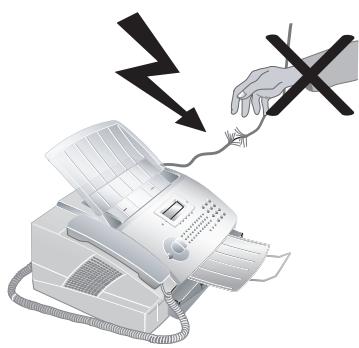 SAGEM LASERFAX 3245 - Safety Instructions - 4