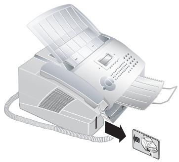 SAGEM LASERFAX 3245 - ACTION COMPLETED REMOVE CARD - 1