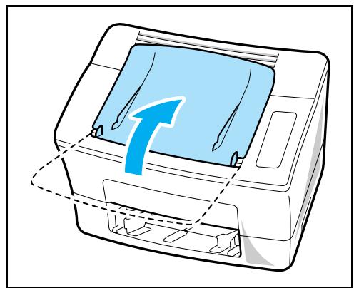 SAGEM MF 3720 - lling the face-down tray and the paper tray - 2