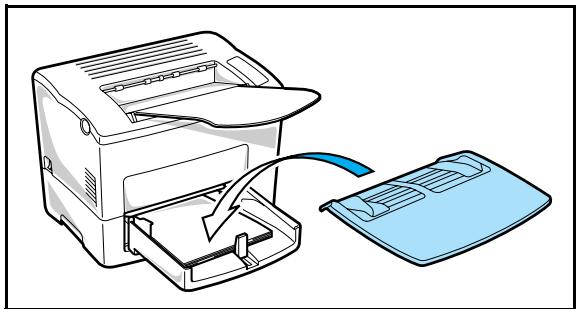 SAGEM MF 3720 - lling the face-down tray and the paper tray - 6