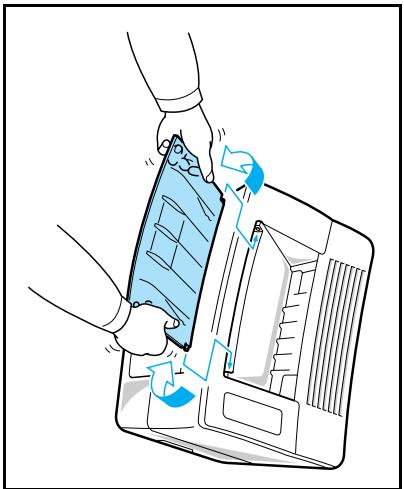 SAGEM MF 3750 - lling the face-down tray and the paper tray - 1