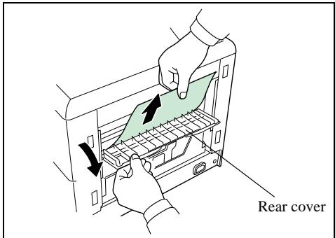SAGEM MF 3760 - Paper jam inside the printer - 5
